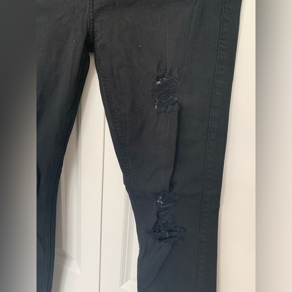 7 for all mankind black skinny jeans size 28 - Picture 2 of 8
